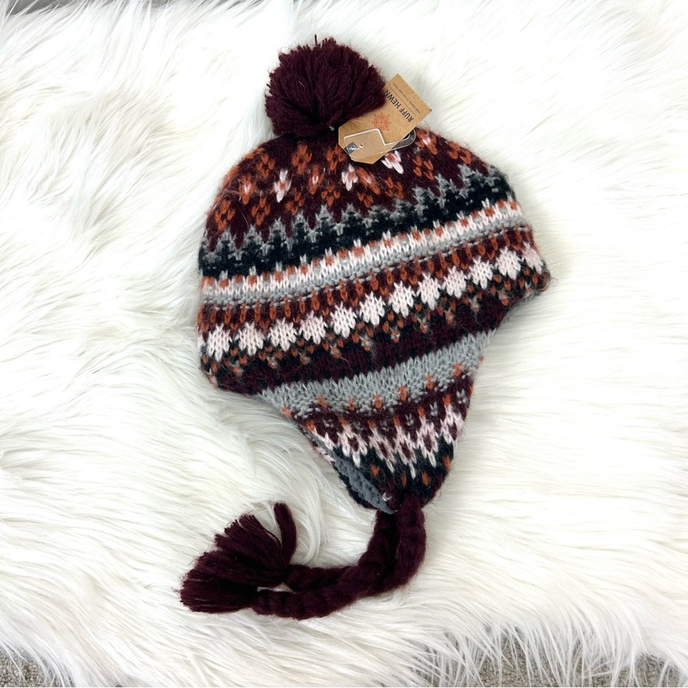 NWT Ruff Hewn Winter Fair Isle Knit Hat